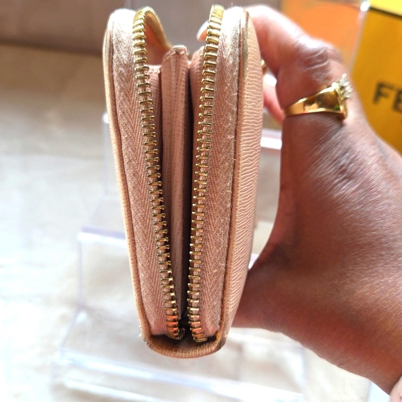 Fendi Blush Pink Zip Wallet - Picture 6 of 8